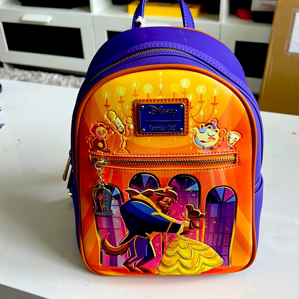 LoungeFly Beauty & The Beast Backpack